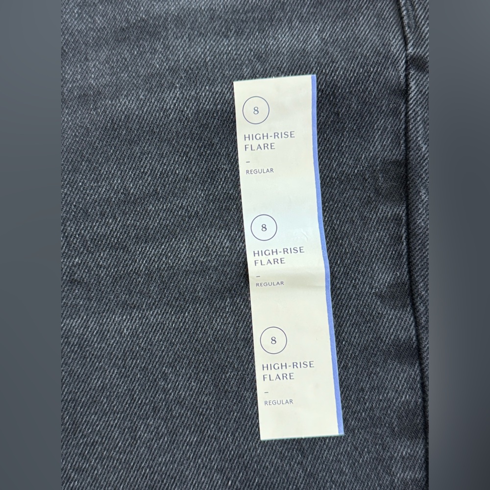 Universal Thread Women's Black High Rise Flare Legs Denim Jeans, Size 8R - Picture 14 of 16